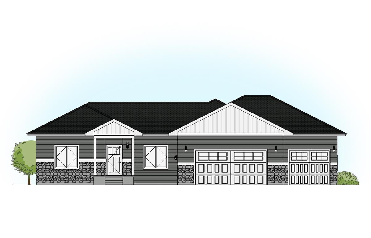 three story house clipart ranch